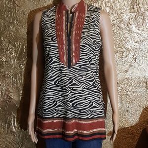 Beaded Zebra top(new)